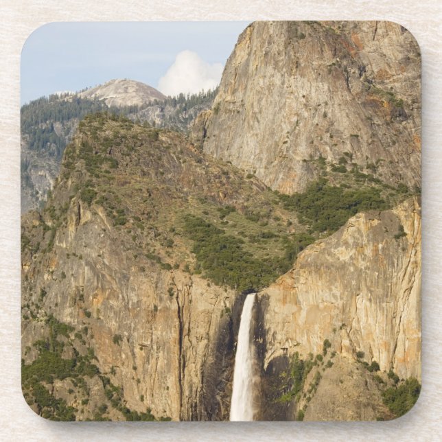 CA, Yosemite NP, Bridalveil Falls Coaster (Front)