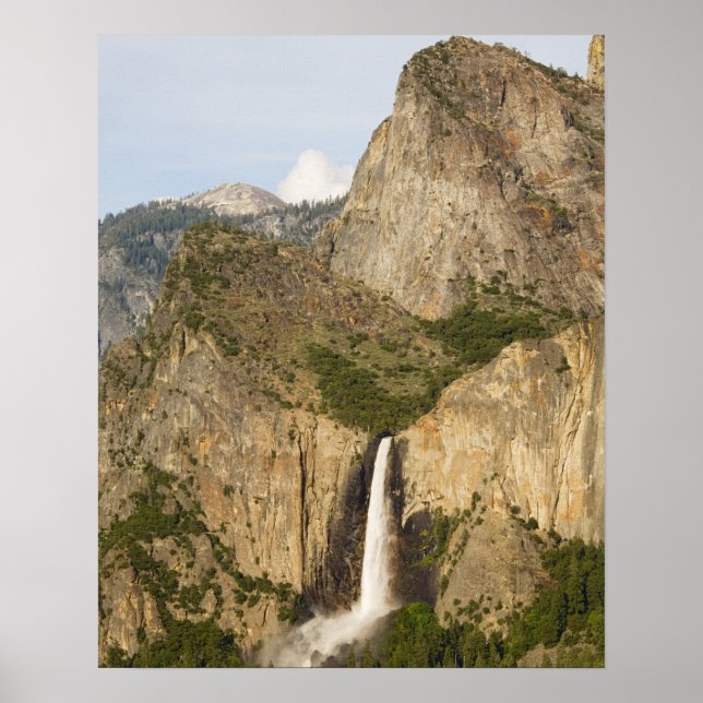 CA, Yosemite NP, Bridalveil Falls Poster (Front)