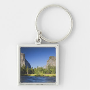 CA, Yosemite NP, Valley view with El Capitan, Keychain