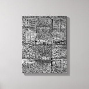 Cabalistic amulet canvas print