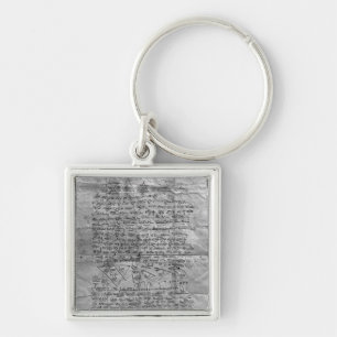 Cabalistic amulet keychain