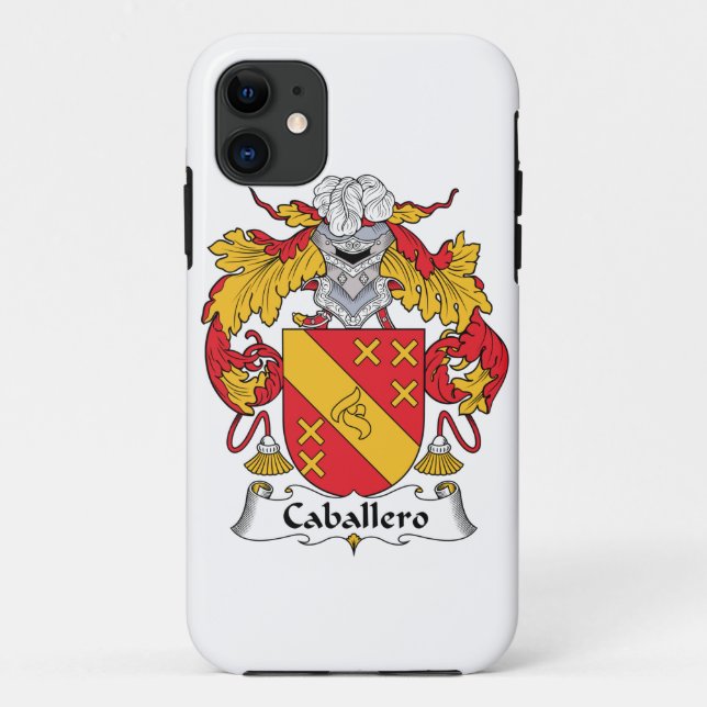 Caballero Family Crest Case-Mate iPhone Case (Back)