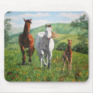 caballos mouse pad
