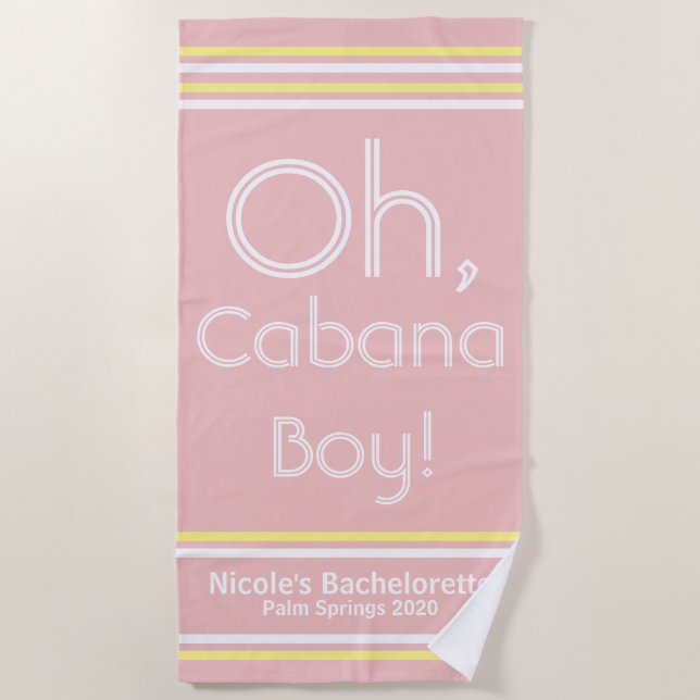 Cabana Boy Beach Towel (Front)