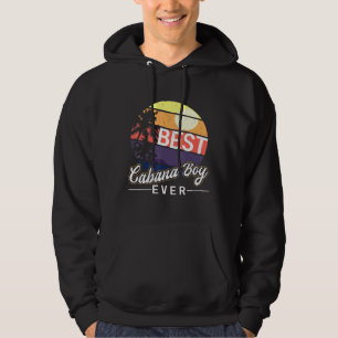 Cabana Boy Colourful Sunset Palm Tree Beach Male A Hoodie