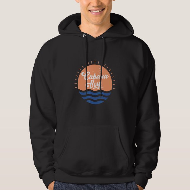 Cabana Boy Pool Party Bartender Hoodie (Front)
