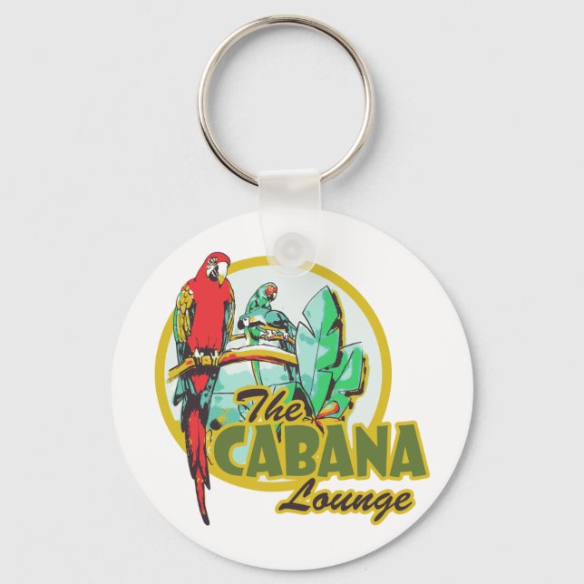 Cabana Lounge Keychain (Front)
