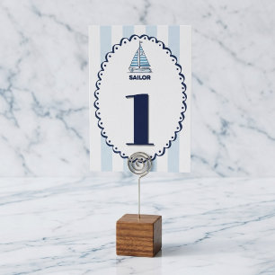 Cabana Sails Customizable Table Numbers