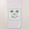Cabana Stripes Palm Beach Monogram Crest