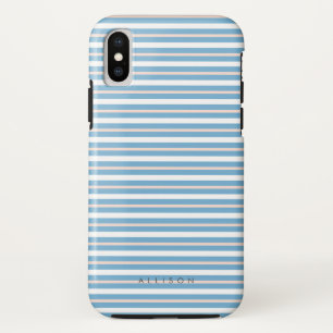 Cabana Stripes Personalize Name/Monogram Case-Mate iPhone Case