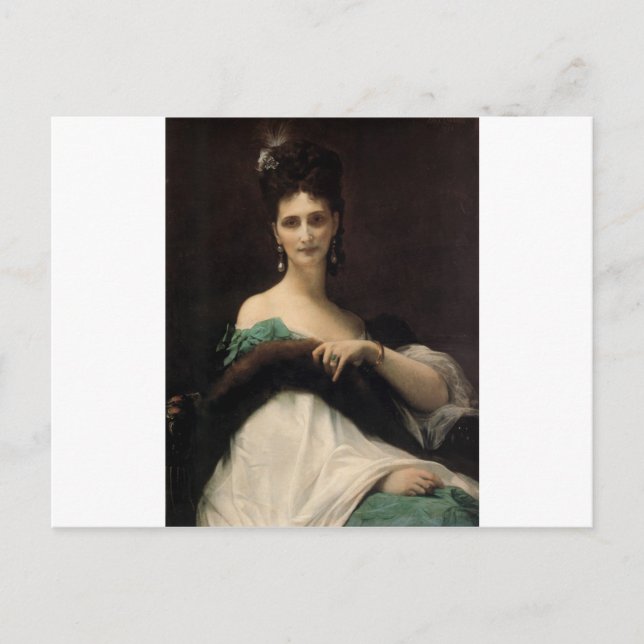 Cabanel  Alexandre  La  Comtesse  de  Keller  1873 Postcard (Front)