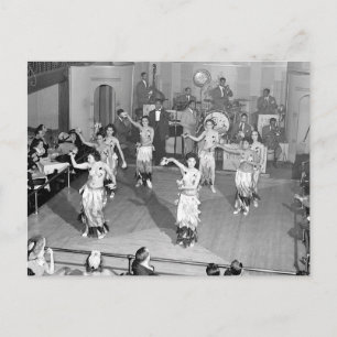 Cabaret Dancers, 1941 Postcard