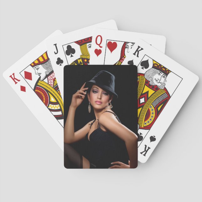 Cabaret Diva ( Lili ) Playing Cards (Back)