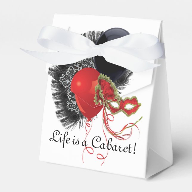 Cabaret Favor Box (Front Side)
