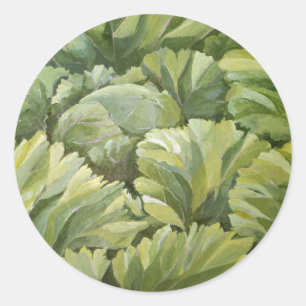 Cabbage 2013 classic round sticker
