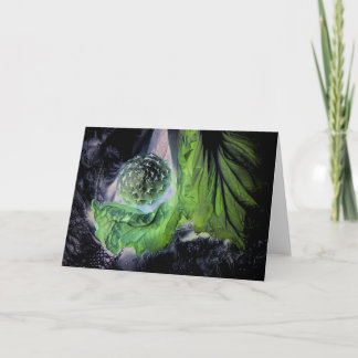 "Cabbage & Artichoke" Digitally Altered Still Life Card