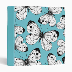 Cabbage butterfly pattern binder