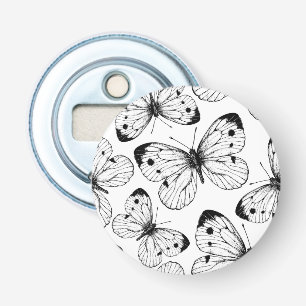 Cabbage butterfly pattern bottle opener
