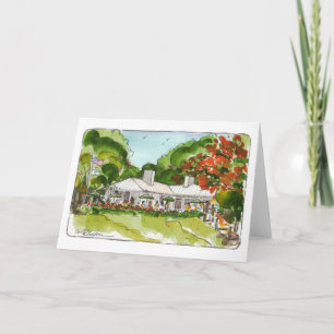 Cabbage Key Folded Note Card