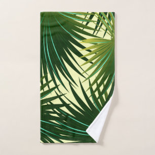 Cabbage palm leaf hand towel