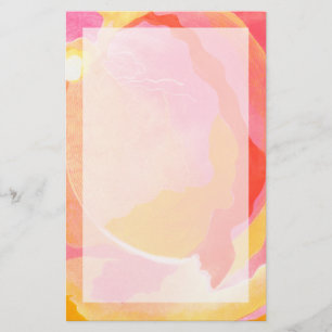 Cabbage Rose III Stationery