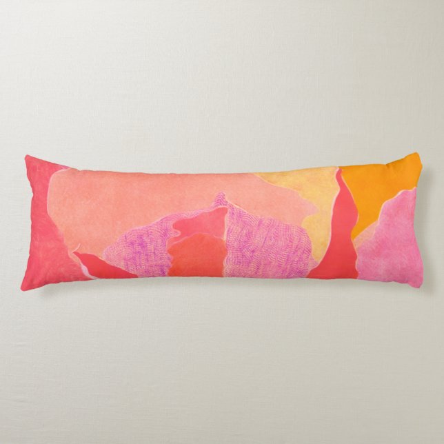 Cabbage Rose IV Body Pillow (Front)