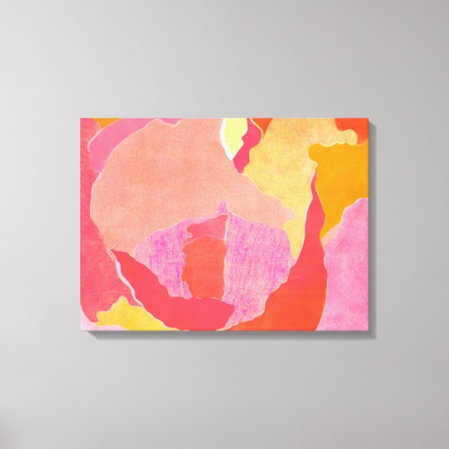 Cabbage Rose IV Canvas Print (Front)