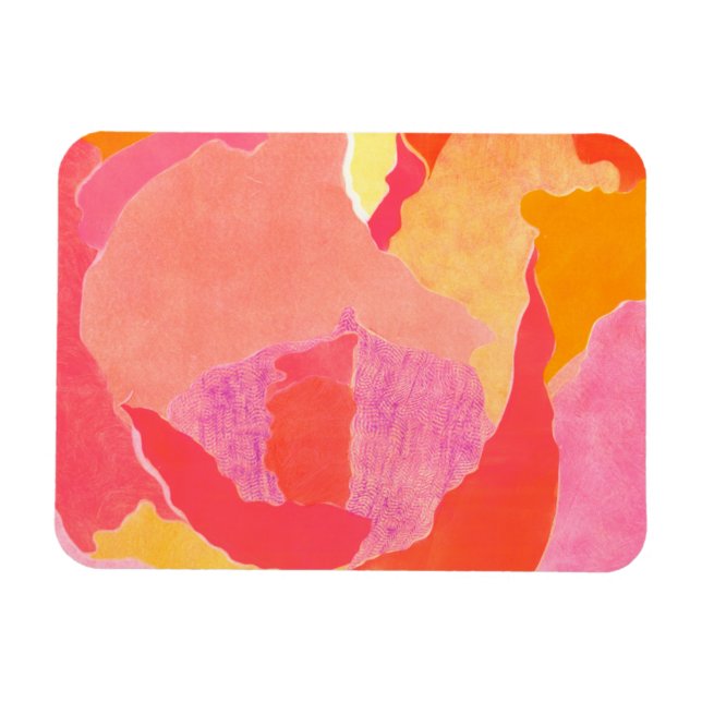 Cabbage Rose IV Magnet (Horizontal)