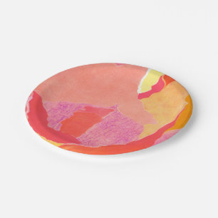 Cabbage Rose IV Paper Plate