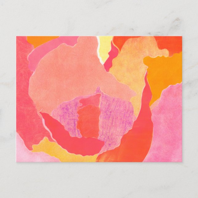 Cabbage Rose IV Postcard (Front)