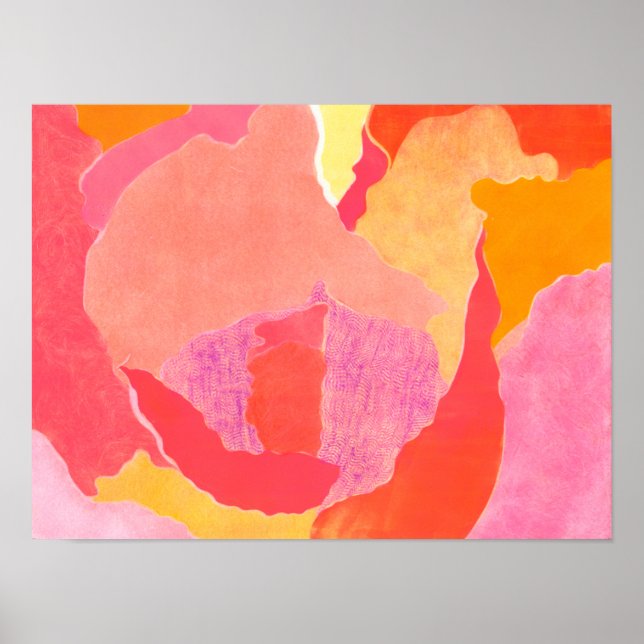 Cabbage Rose IV Poster (Front)