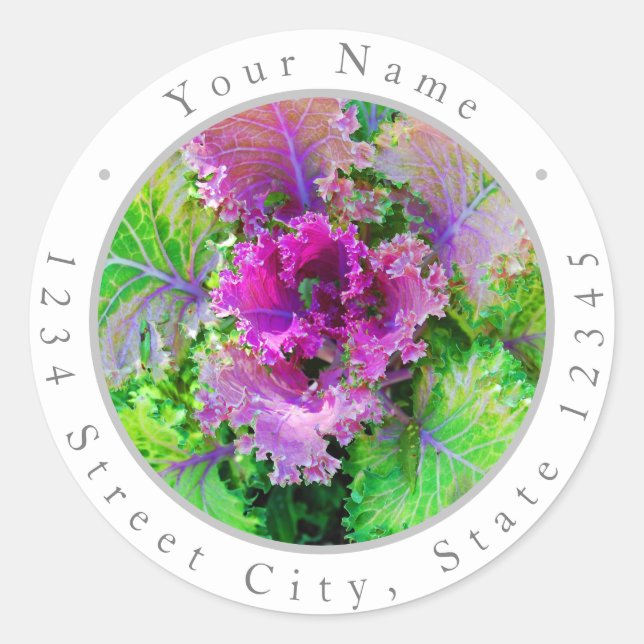 Cabbage Rose Labels (Front)