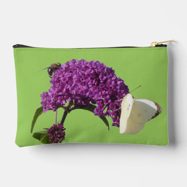 Cabbage White Butterfly Accessory Bag (Back)