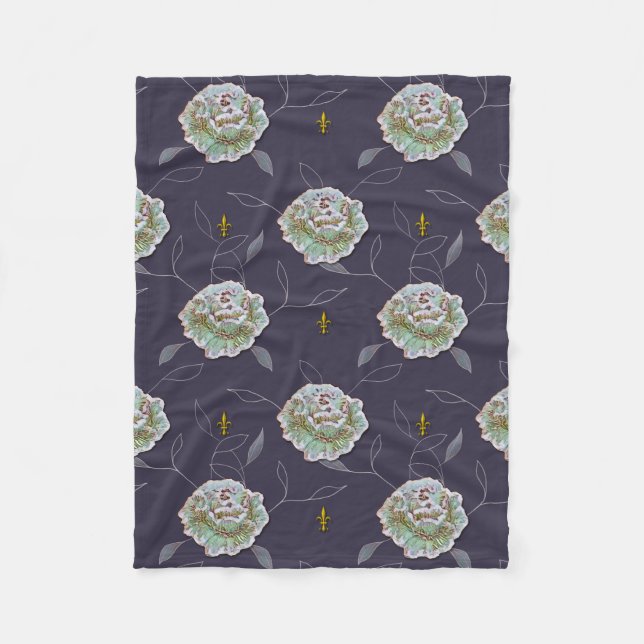 Cabbages and Kings Fleece Blanket (Front)