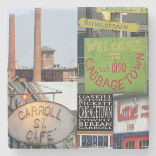 Cabbagetown  Atlanta, Cabbagetown Coaster, Stone Coaster