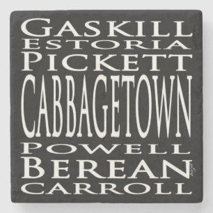 Cabbagetown Atlanta Street Signs, Coasters