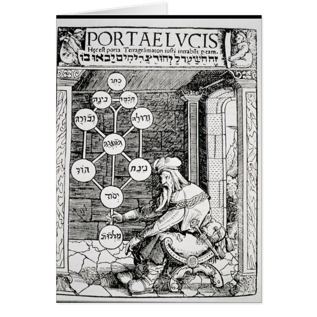 Cabbalist juif tenant un sephiroth (Devant)