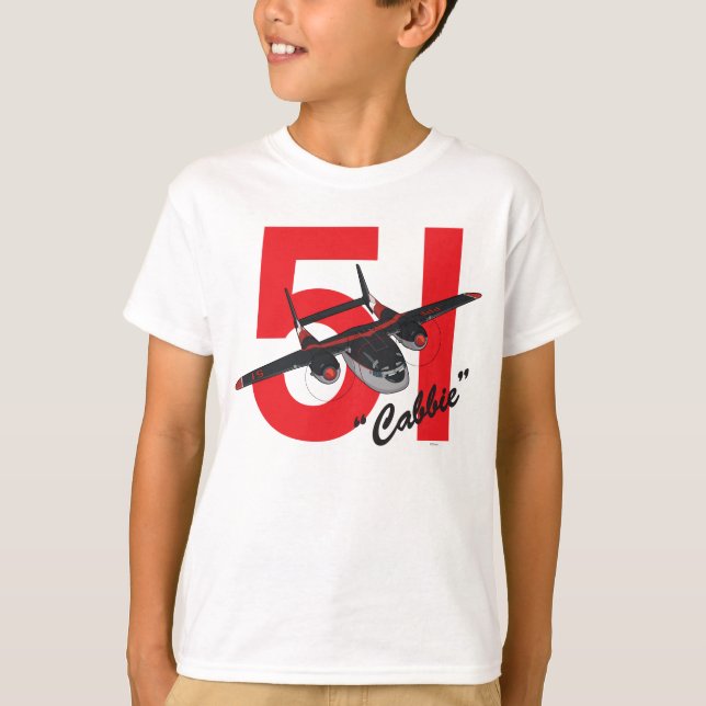 Cabbie Character Art T-Shirt (Front)