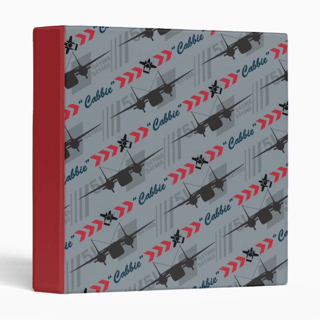 Cabbie Silhouette Pattern Binder (Front/Spine)