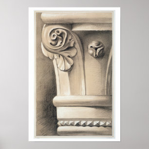 Ca'Bernardo, Capital of Window Shafts, from 'Examp Poster