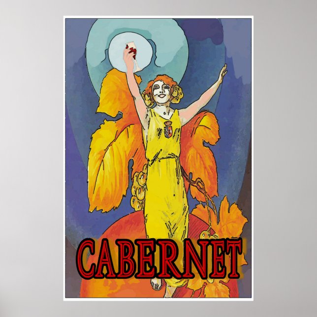 Cabernet Maid, Wine Poster (Front)