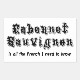 Cabernet Sauvignon  Sticker