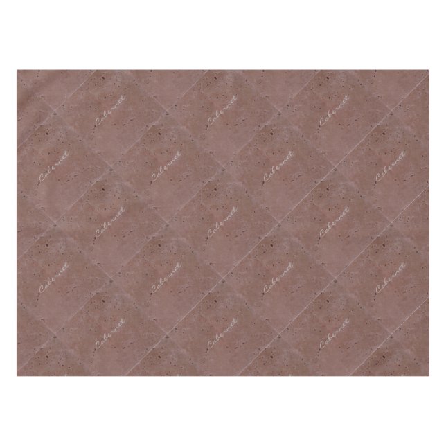Cabernet Wine Travertine Tile Tablecloth (Front (Horizontal))