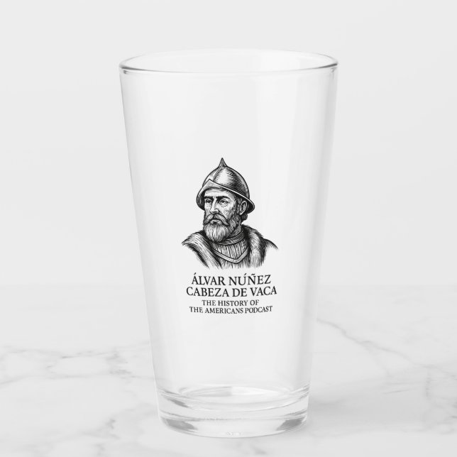 Cabeza de Vaca pint glass (Front)