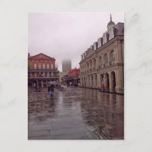Cabildo In Rain, New Orleans Postcard