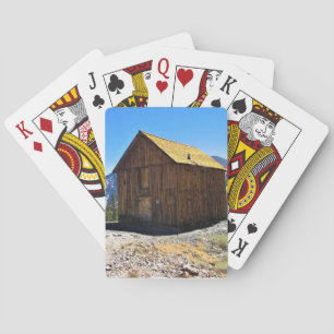 Cabin at Bennettville, Tioga Pass, California Playing Cards