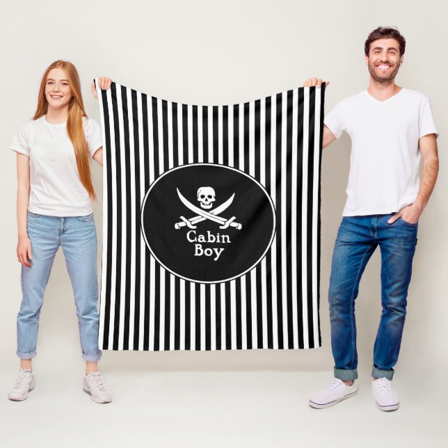 Cabin Boy Fleece Blanket (In Situ)