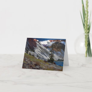 Cabin by the Lake Note Card
