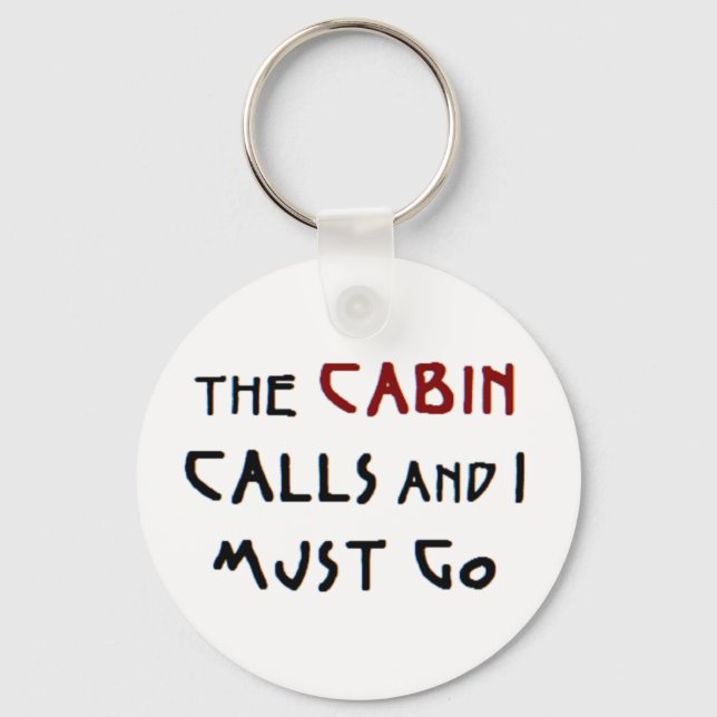 cabin calls keychain (Front)