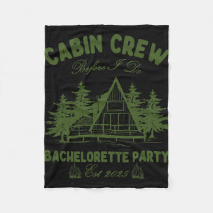 Cabin Crew Before I Do Camp Bach Bachelorette Part Fleece Blanket